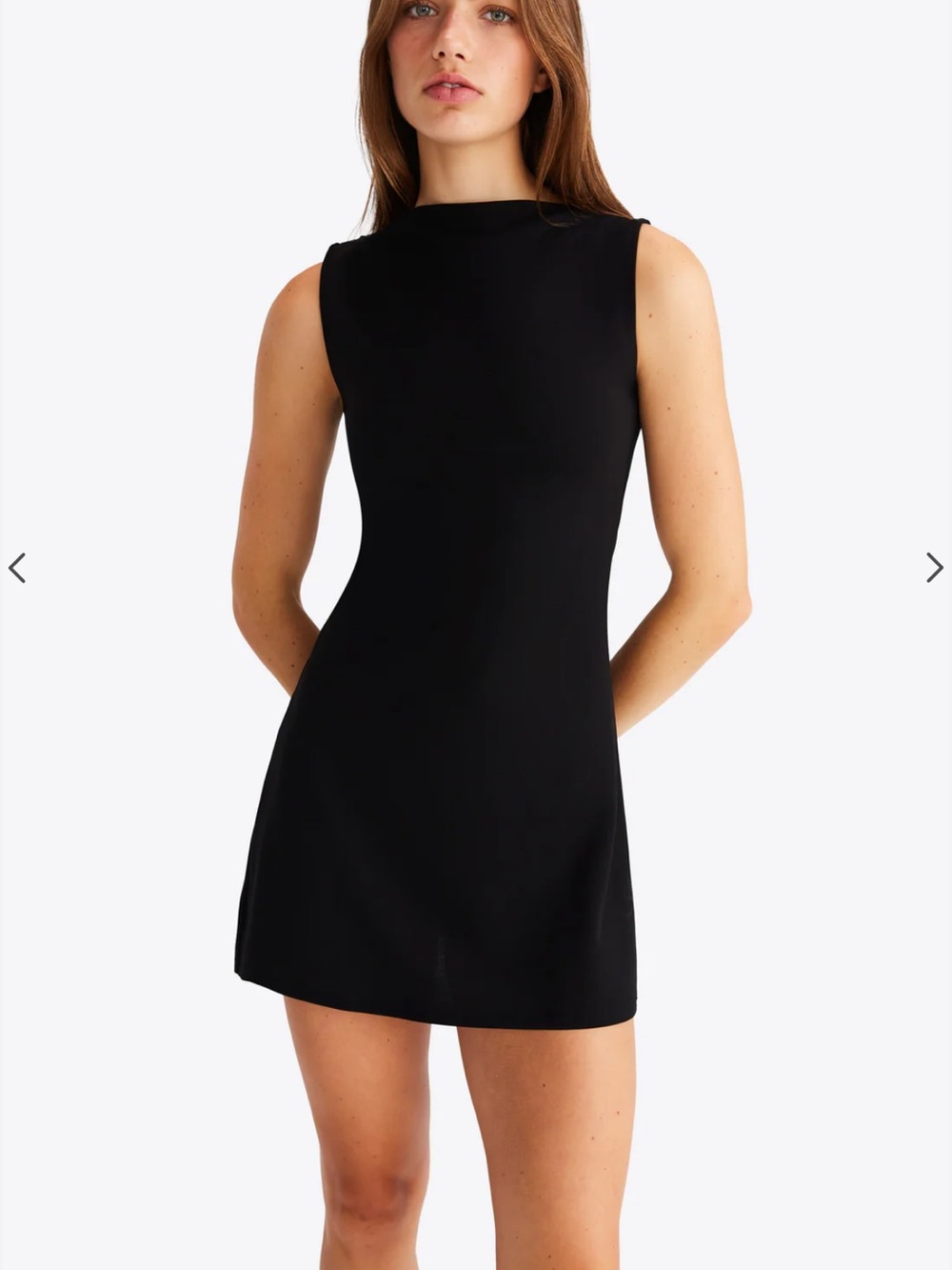 Susamusa London Jasmine black mini dress